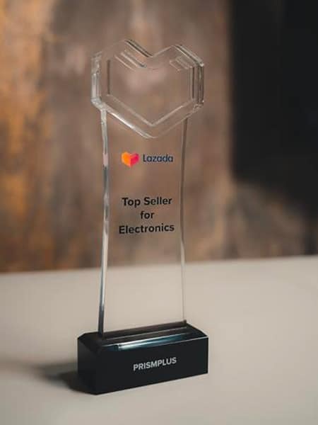 PRISM+ Lazada top electronics category award 2020