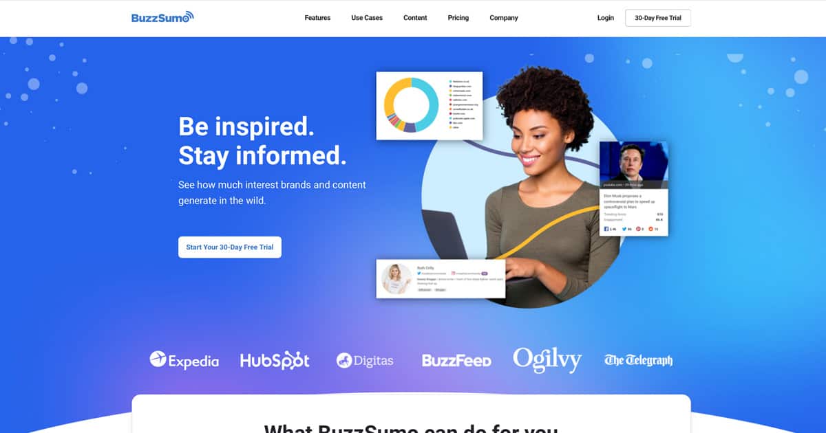 BuzzSumo Homepage