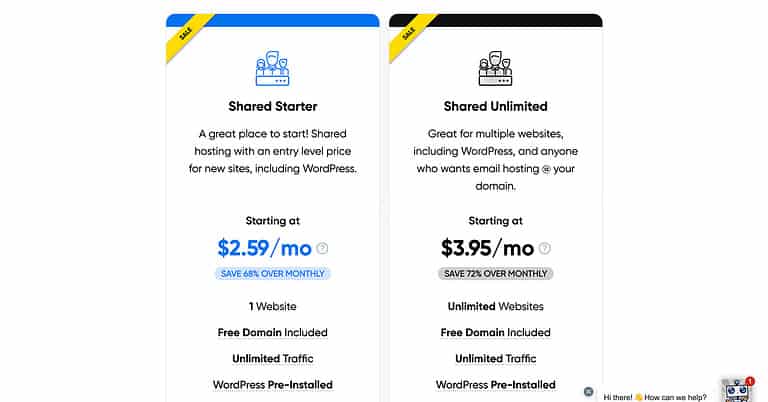 Dreamhost Pricing Plans