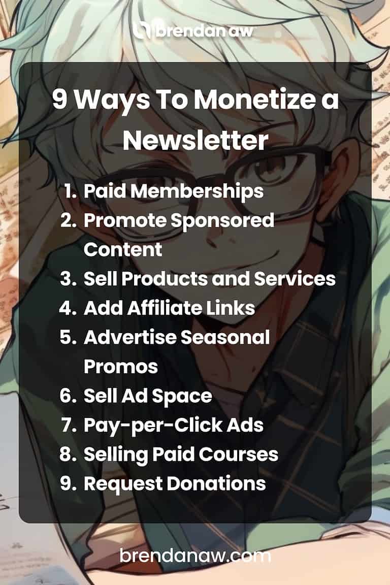 Ways To Monetize a Newsletter