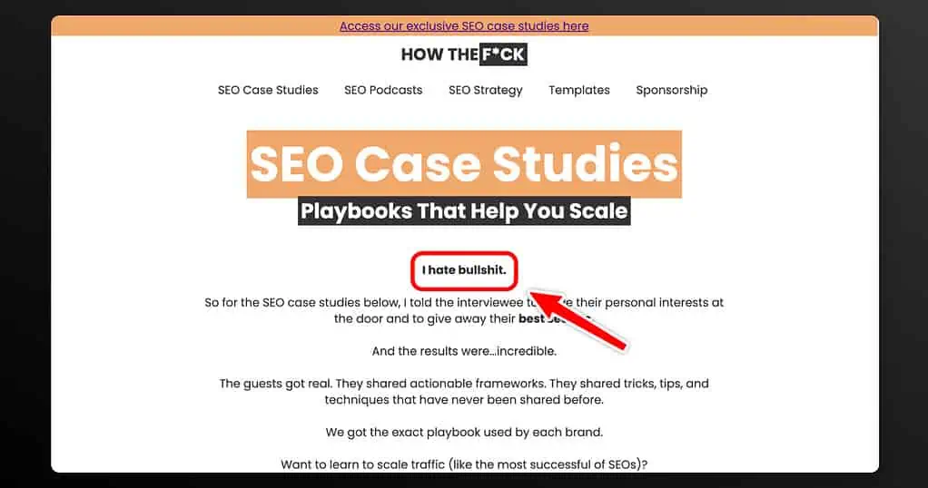 Ben Goodey How The Fxck Case Study Page