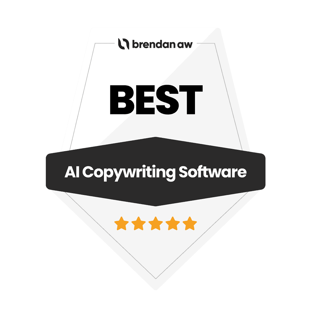 Best AI Copywriting Software Badge