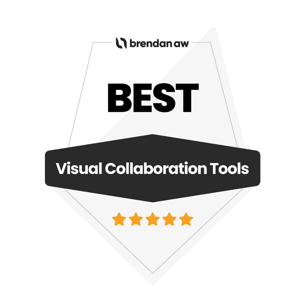 Best Visual Collaboration Tools Badge