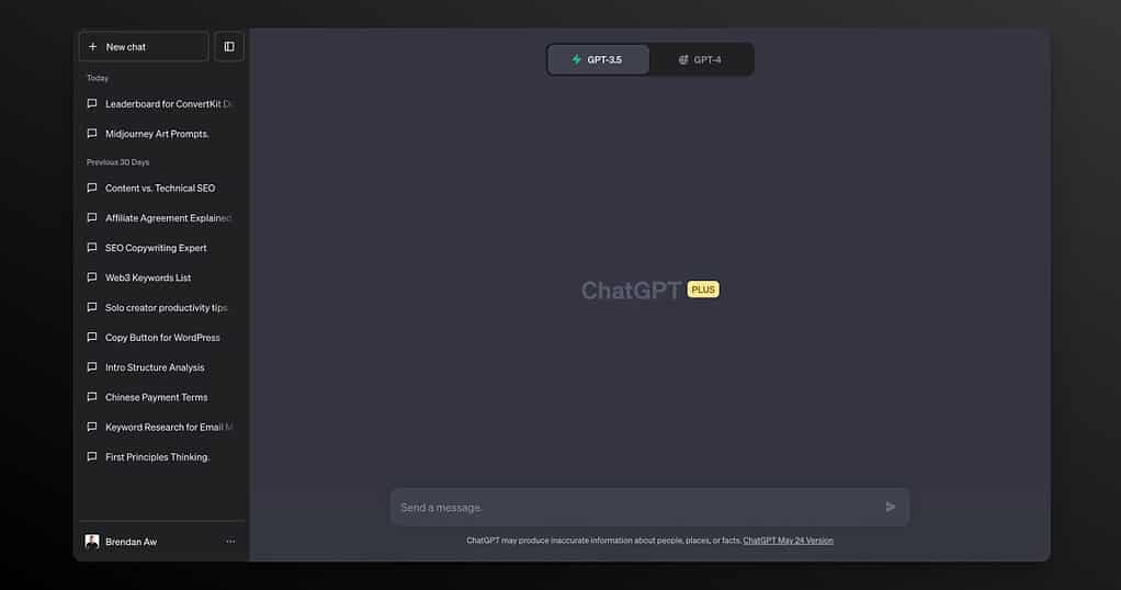 ChatGPT UI Best AI Writing Software