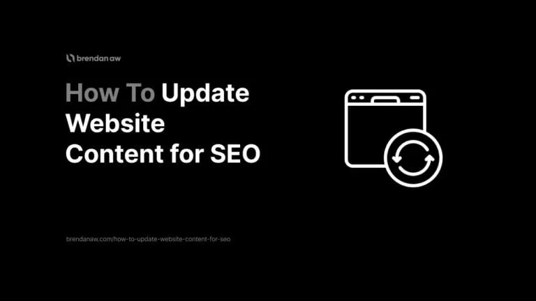 How To Update Website Content For SEO