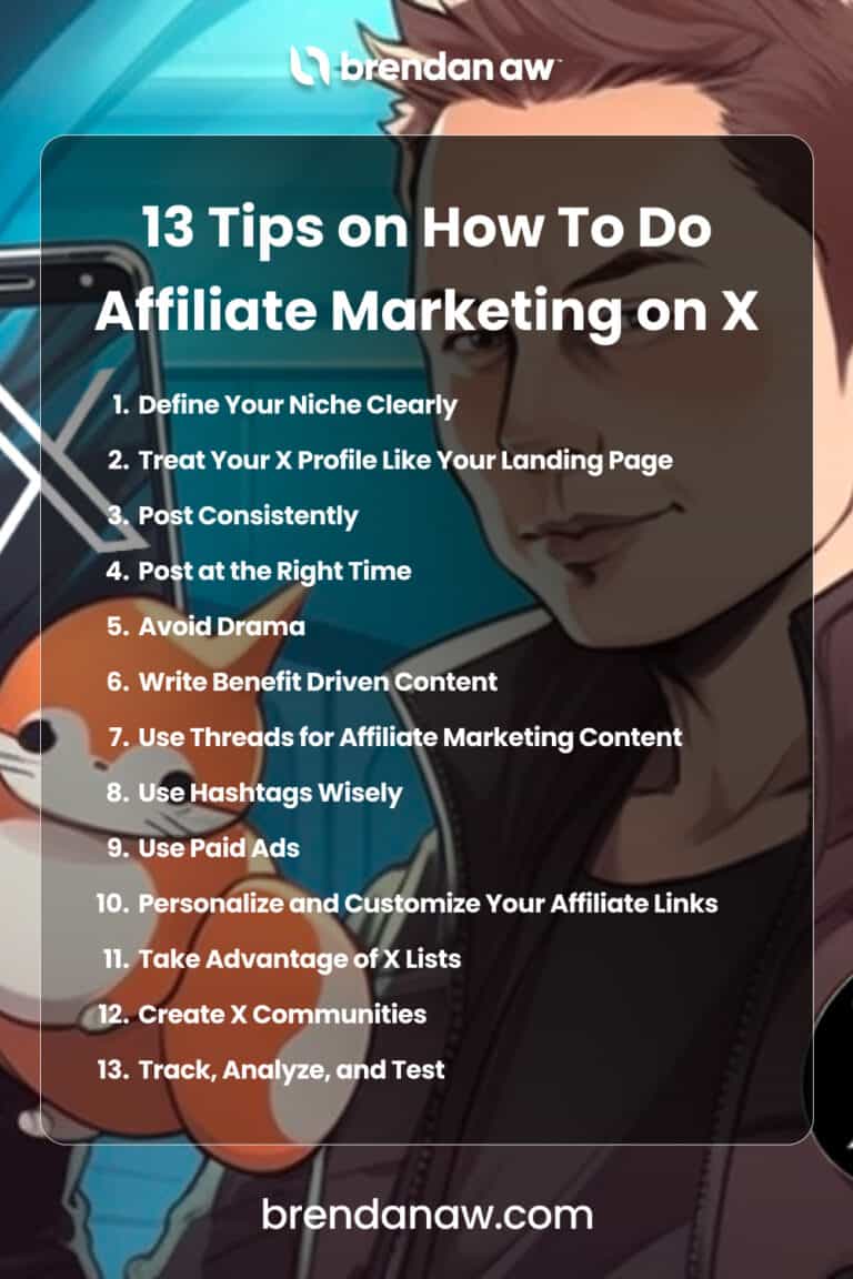 X Affiliate Marketing Tips