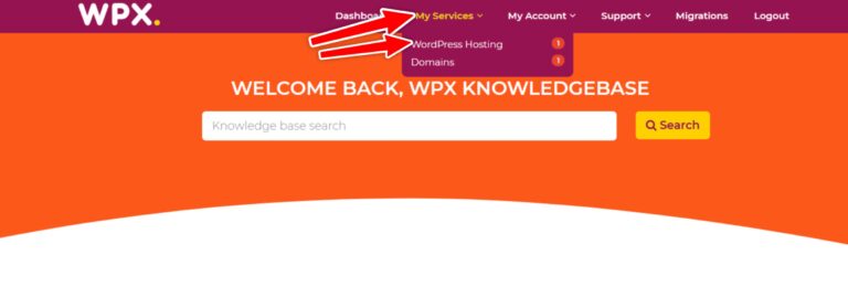 Click WordPress Hosting on WPX