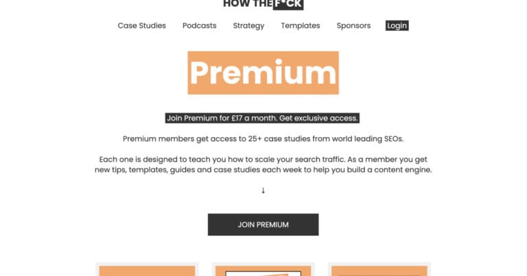 Howthefxck Premium Paid Subscriptions