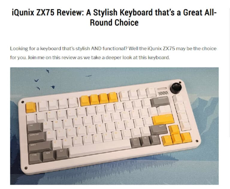keyboard product reviews