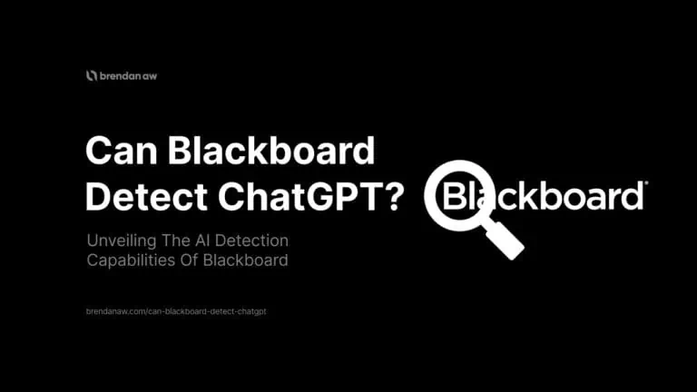 can blackboard detect chatgpt