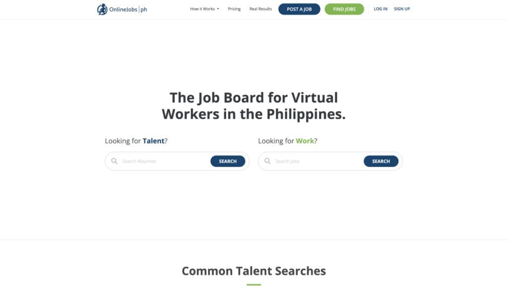 online job ph homepage 2024