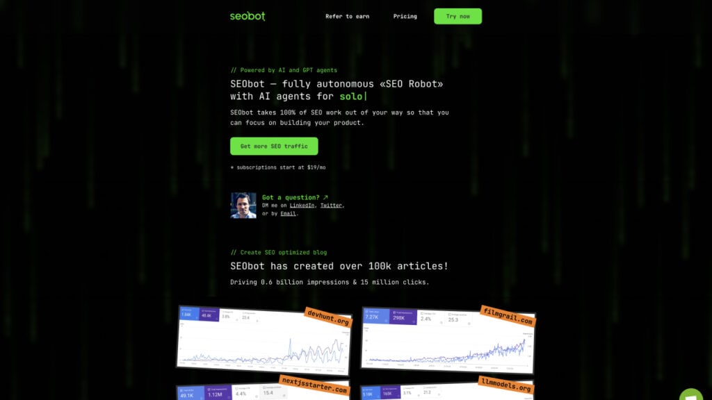 seobot homepage 2024