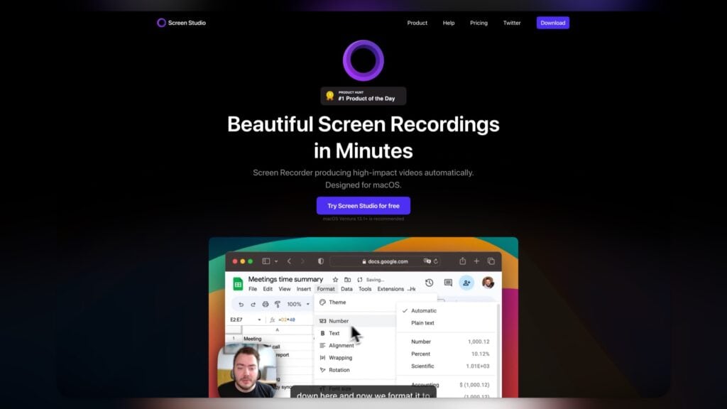 screen studio homepage 2025