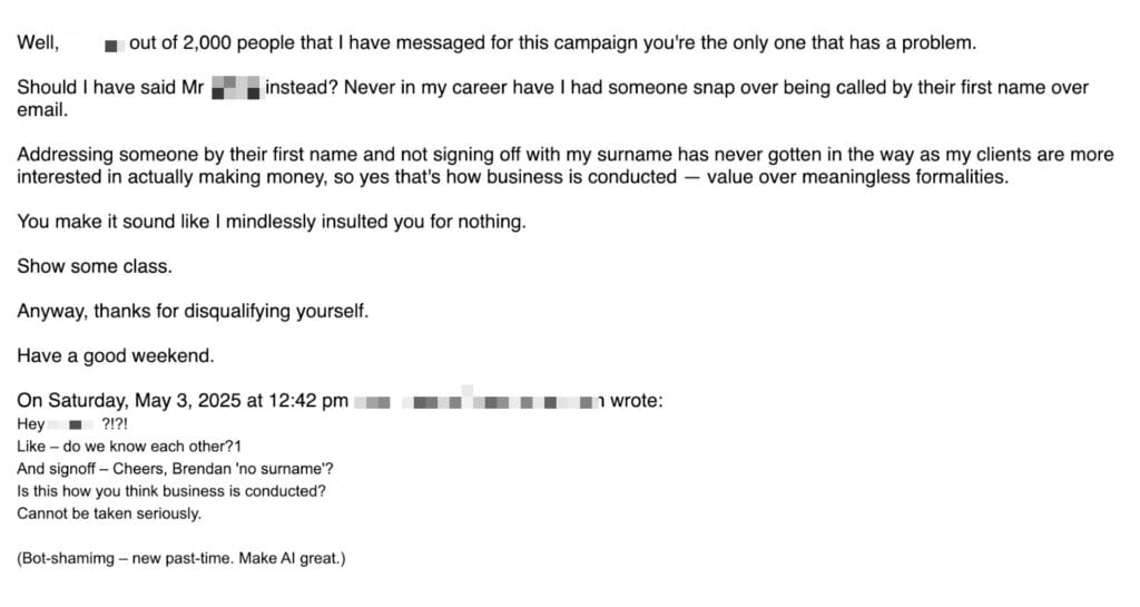 brendan aw reply angry lead first name